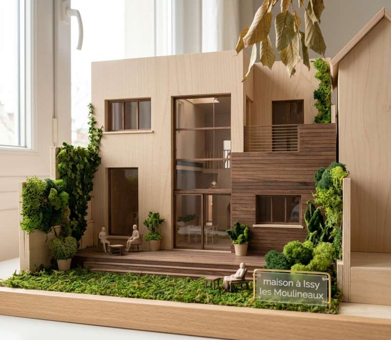 Karbas architectes maquette-issy